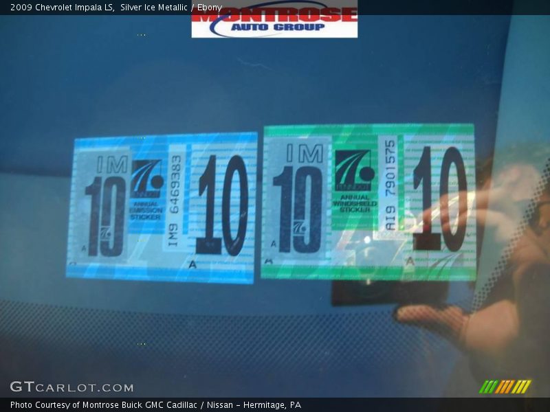 Silver Ice Metallic / Ebony 2009 Chevrolet Impala LS