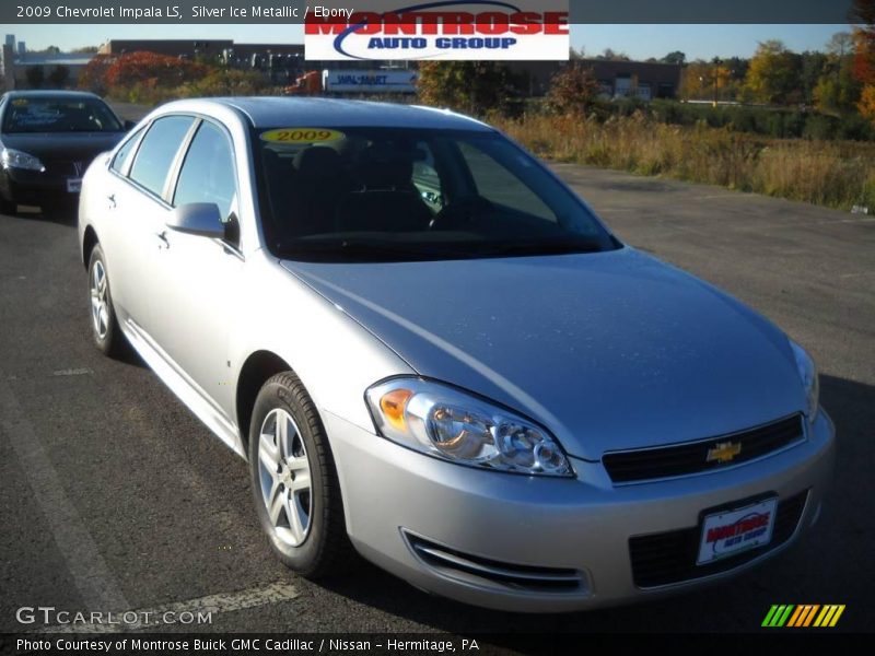 Silver Ice Metallic / Ebony 2009 Chevrolet Impala LS