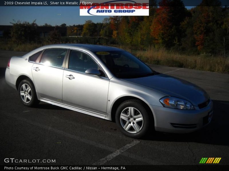 Silver Ice Metallic / Ebony 2009 Chevrolet Impala LS