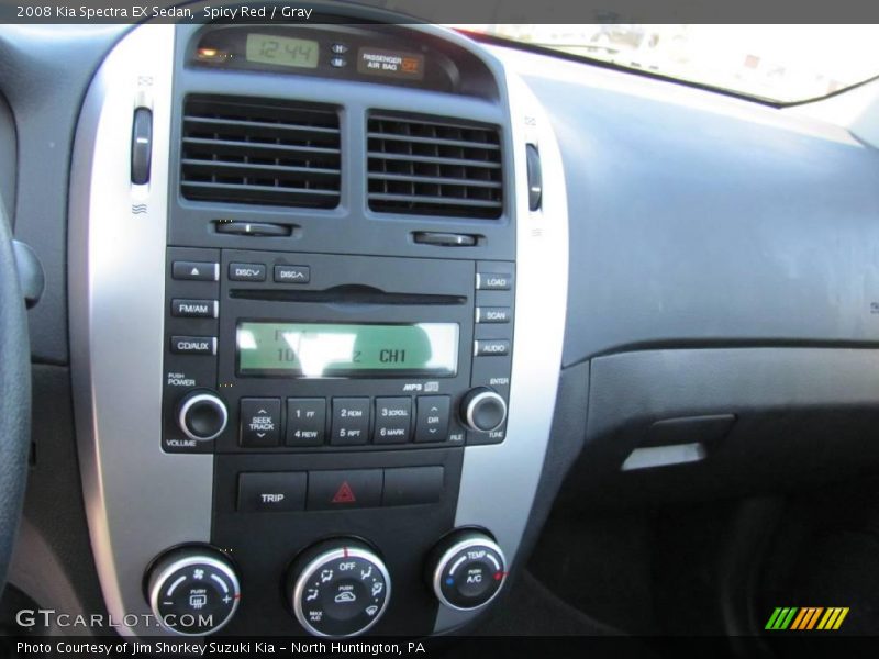Spicy Red / Gray 2008 Kia Spectra EX Sedan