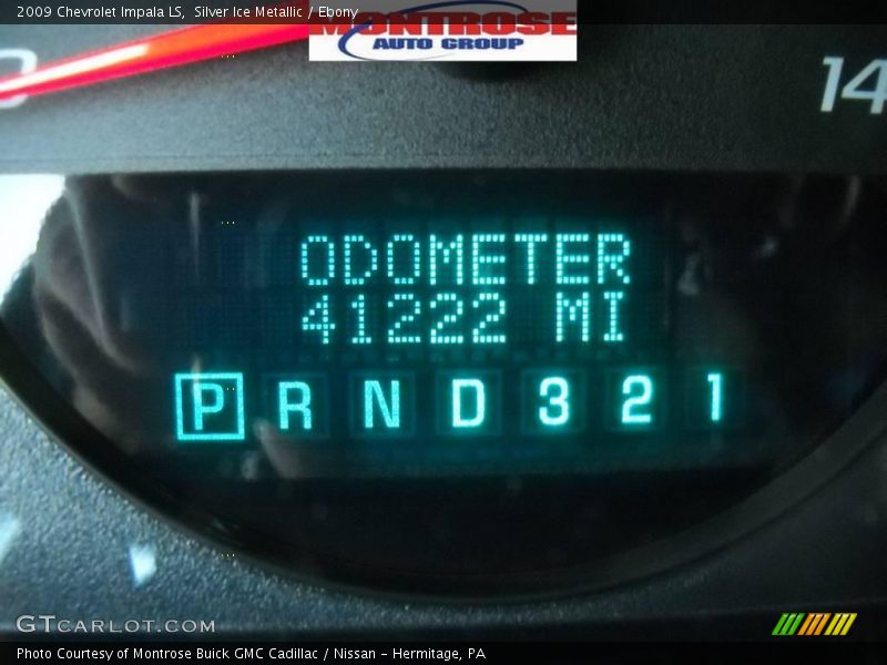 Silver Ice Metallic / Ebony 2009 Chevrolet Impala LS