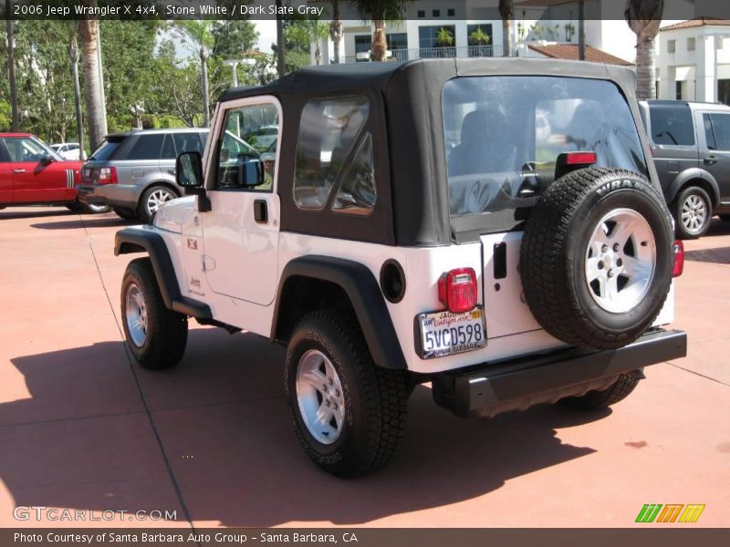 Stone White / Dark Slate Gray 2006 Jeep Wrangler X 4x4