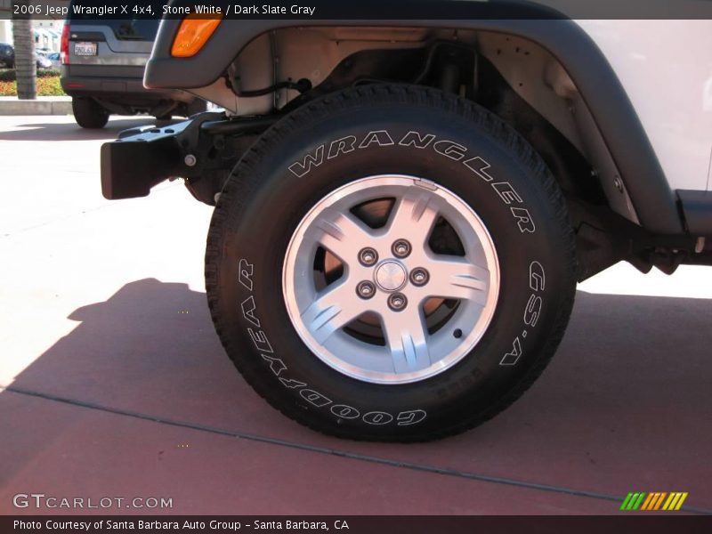 Stone White / Dark Slate Gray 2006 Jeep Wrangler X 4x4