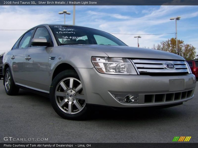 Silver Birch Metallic / Medium Light Stone 2008 Ford Taurus SEL