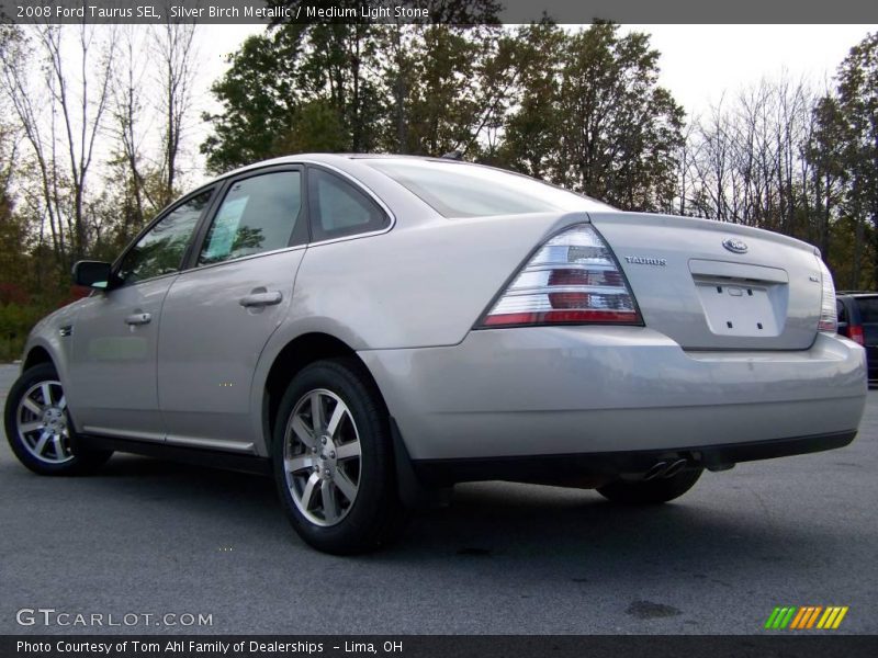 Silver Birch Metallic / Medium Light Stone 2008 Ford Taurus SEL