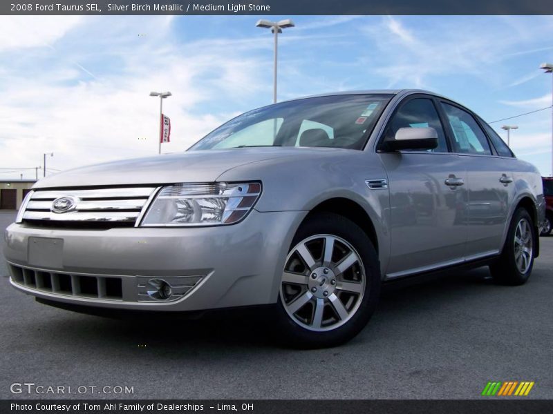 Silver Birch Metallic / Medium Light Stone 2008 Ford Taurus SEL