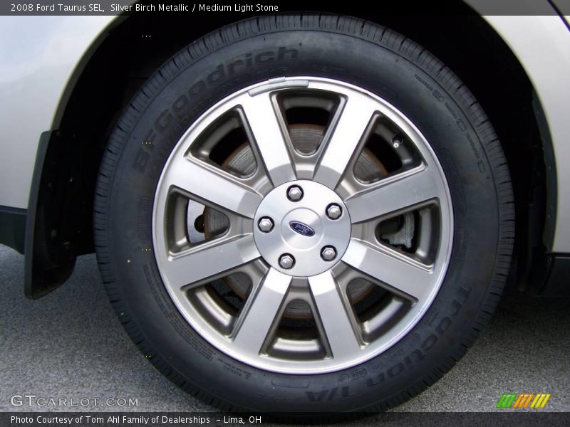 Silver Birch Metallic / Medium Light Stone 2008 Ford Taurus SEL