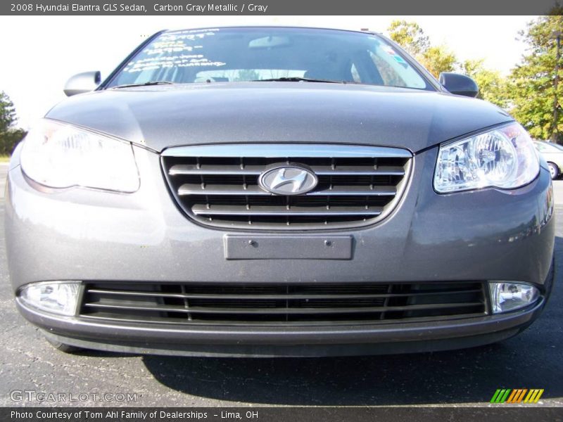Carbon Gray Metallic / Gray 2008 Hyundai Elantra GLS Sedan