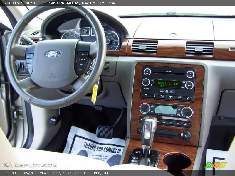 Silver Birch Metallic / Medium Light Stone 2008 Ford Taurus SEL