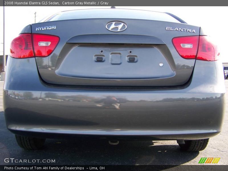 Carbon Gray Metallic / Gray 2008 Hyundai Elantra GLS Sedan