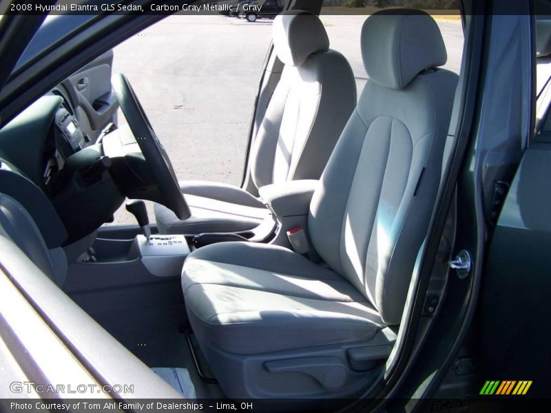 Carbon Gray Metallic / Gray 2008 Hyundai Elantra GLS Sedan