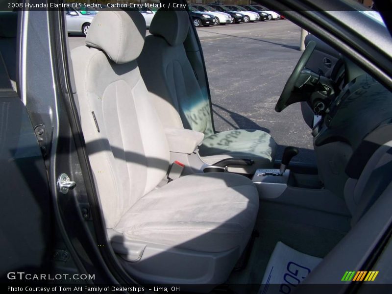 Carbon Gray Metallic / Gray 2008 Hyundai Elantra GLS Sedan