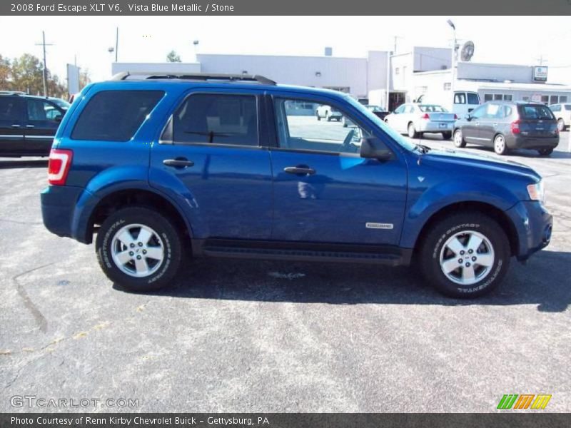 Vista Blue Metallic / Stone 2008 Ford Escape XLT V6