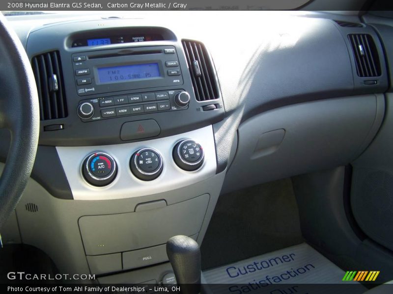 Carbon Gray Metallic / Gray 2008 Hyundai Elantra GLS Sedan