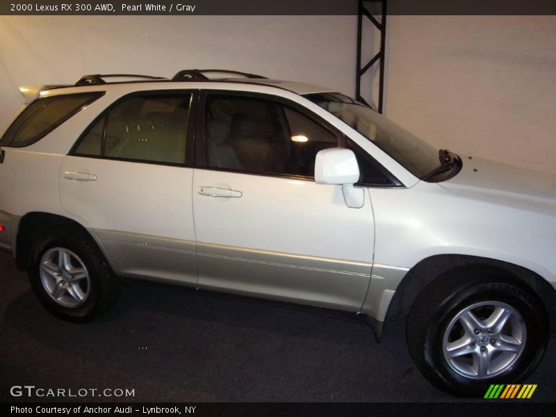 Pearl White / Gray 2000 Lexus RX 300 AWD