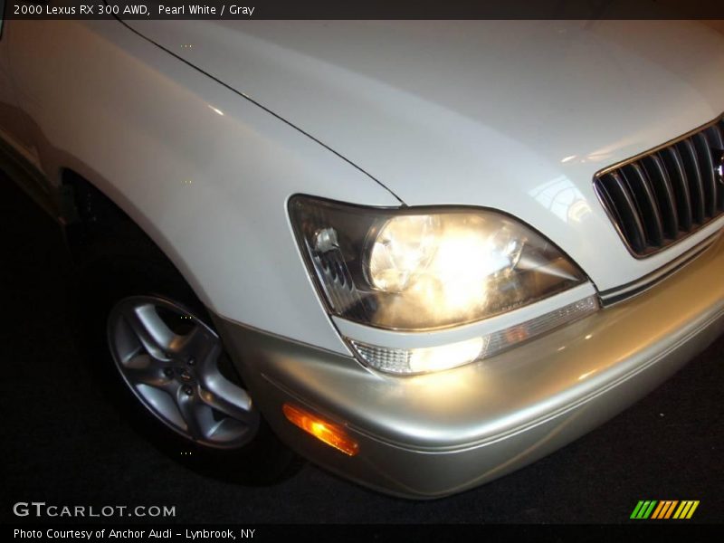 Pearl White / Gray 2000 Lexus RX 300 AWD