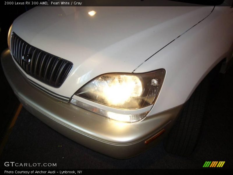 Pearl White / Gray 2000 Lexus RX 300 AWD