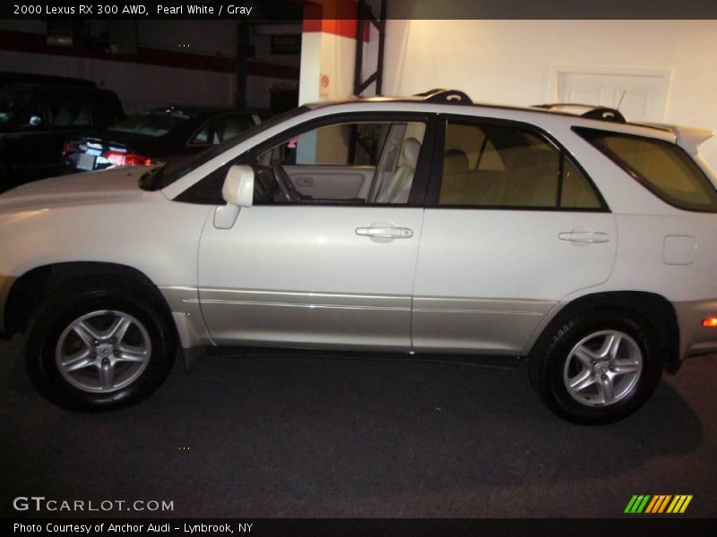 Pearl White / Gray 2000 Lexus RX 300 AWD
