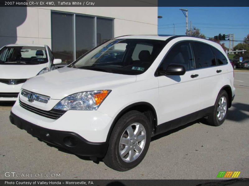 Taffeta White / Gray 2007 Honda CR-V EX 4WD