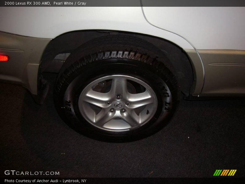 Pearl White / Gray 2000 Lexus RX 300 AWD