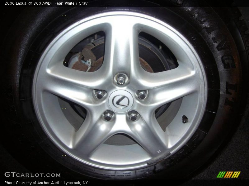 Pearl White / Gray 2000 Lexus RX 300 AWD