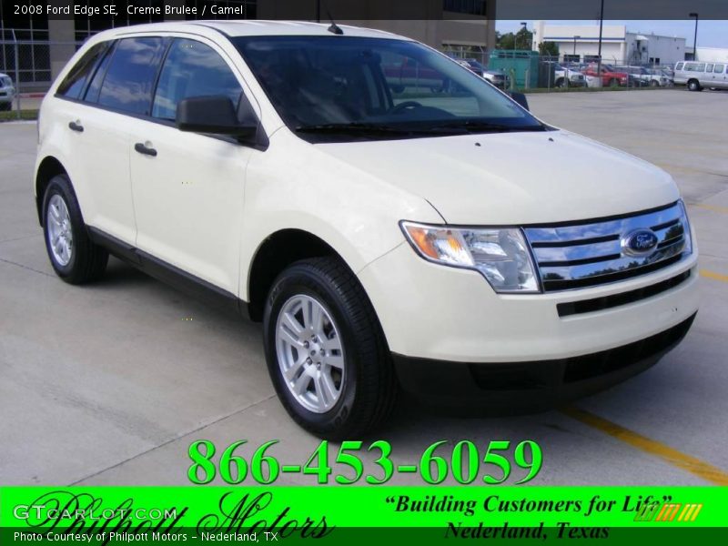 Creme Brulee / Camel 2008 Ford Edge SE