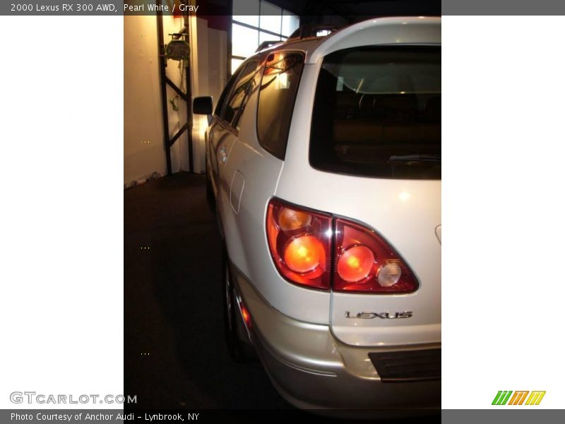 Pearl White / Gray 2000 Lexus RX 300 AWD