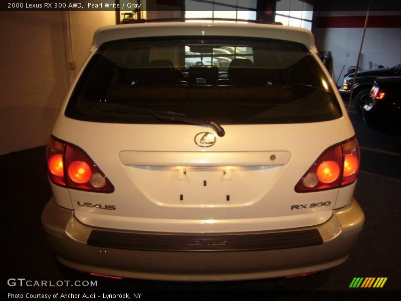 Pearl White / Gray 2000 Lexus RX 300 AWD