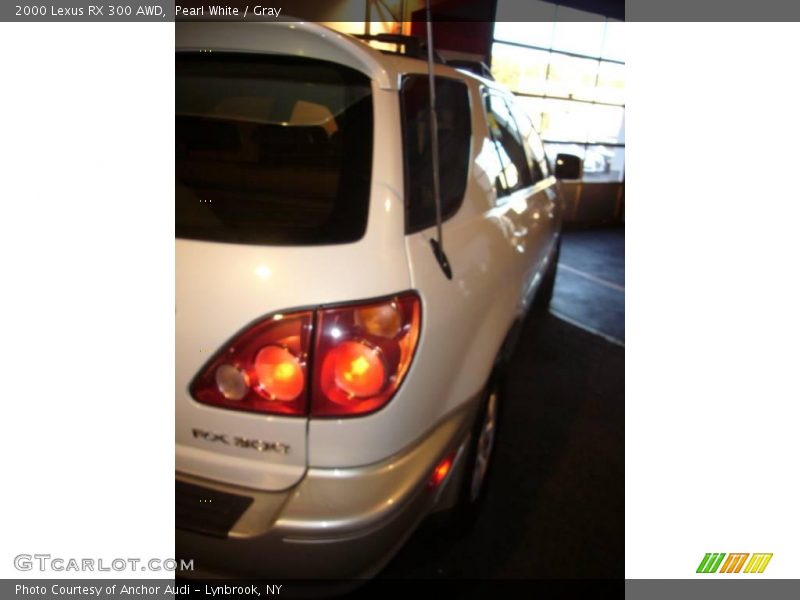 Pearl White / Gray 2000 Lexus RX 300 AWD
