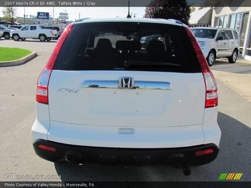 Taffeta White / Gray 2007 Honda CR-V EX 4WD