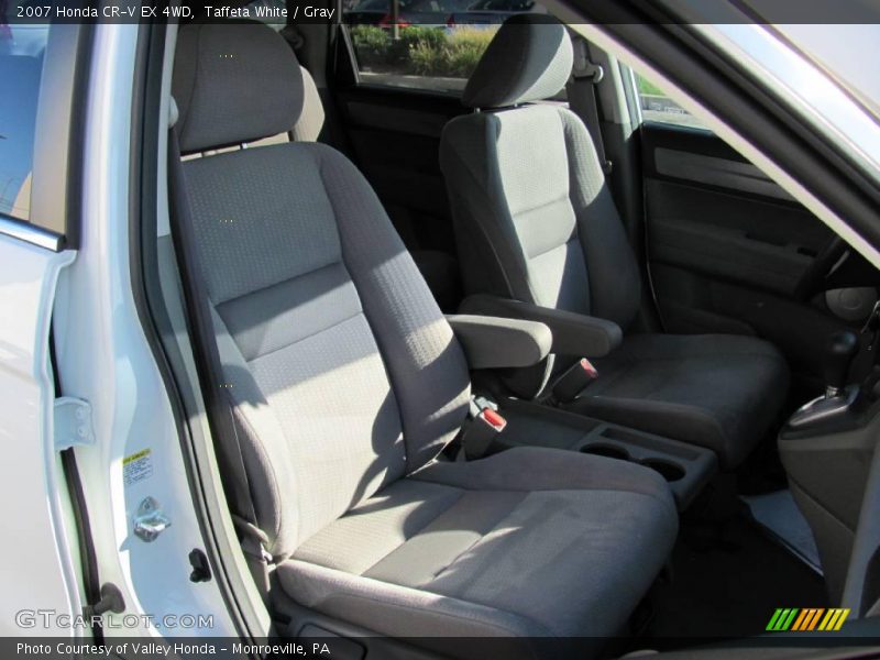 Taffeta White / Gray 2007 Honda CR-V EX 4WD