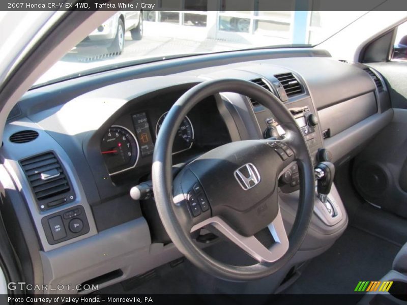 Taffeta White / Gray 2007 Honda CR-V EX 4WD