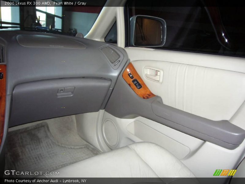 Pearl White / Gray 2000 Lexus RX 300 AWD