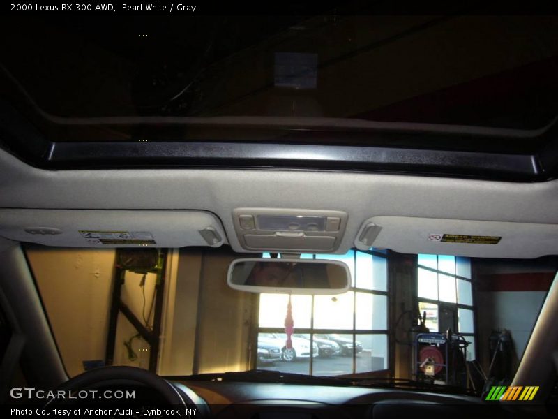 Pearl White / Gray 2000 Lexus RX 300 AWD