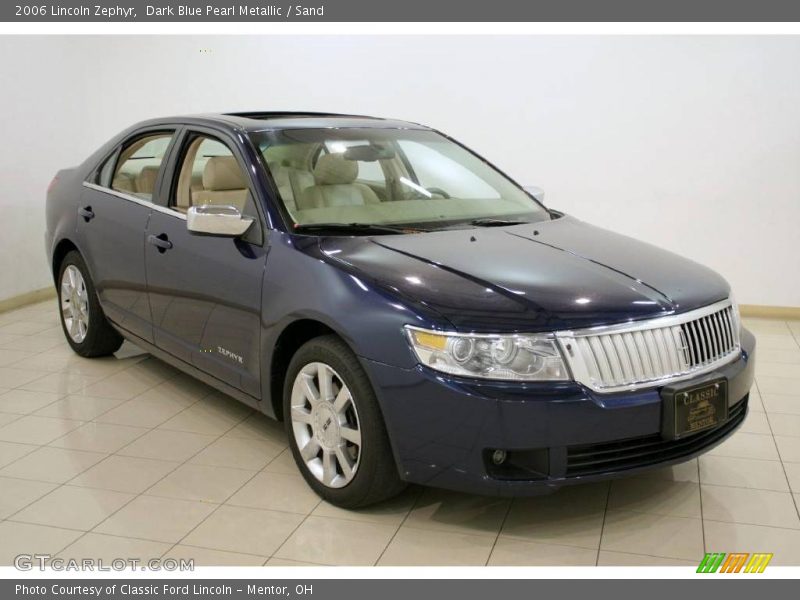 Dark Blue Pearl Metallic / Sand 2006 Lincoln Zephyr