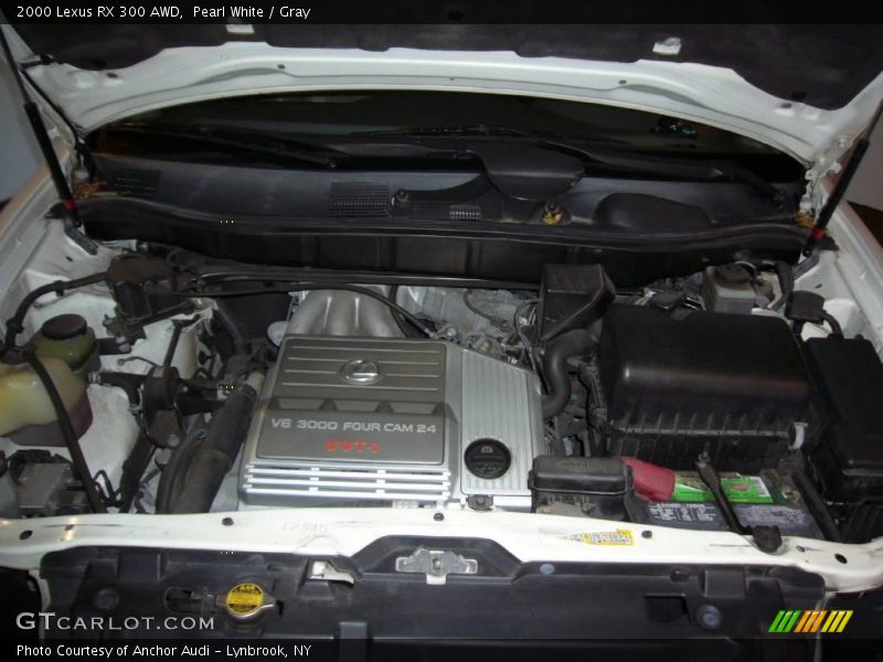 Pearl White / Gray 2000 Lexus RX 300 AWD