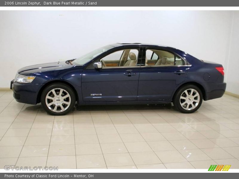 Dark Blue Pearl Metallic / Sand 2006 Lincoln Zephyr