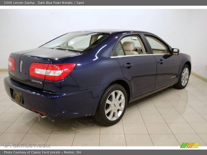 Dark Blue Pearl Metallic / Sand 2006 Lincoln Zephyr