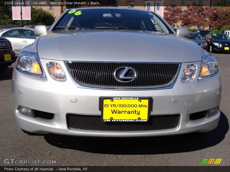 Mercury Silver Metallic / Black 2006 Lexus GS 300 AWD