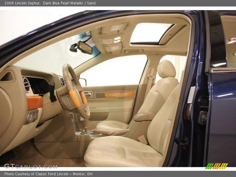 Dark Blue Pearl Metallic / Sand 2006 Lincoln Zephyr