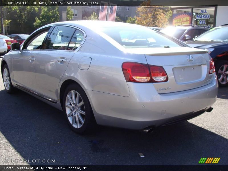 Mercury Silver Metallic / Black 2006 Lexus GS 300 AWD