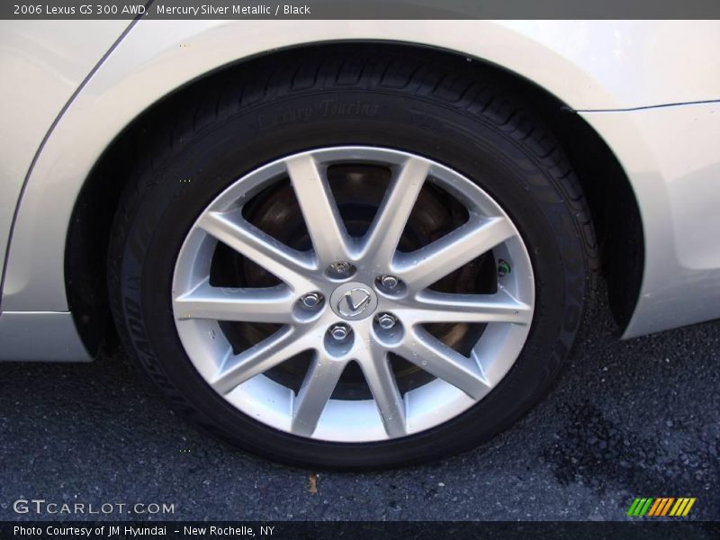 Mercury Silver Metallic / Black 2006 Lexus GS 300 AWD