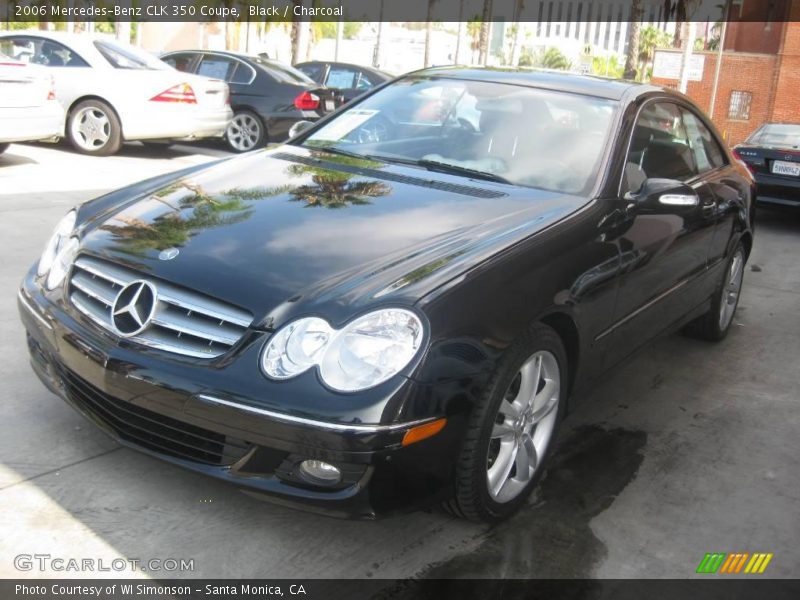 Black / Charcoal 2006 Mercedes-Benz CLK 350 Coupe