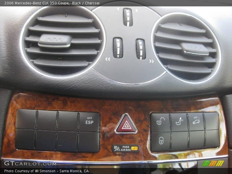 Black / Charcoal 2006 Mercedes-Benz CLK 350 Coupe