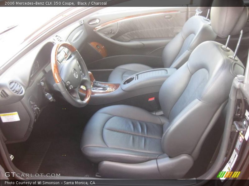 Black / Charcoal 2006 Mercedes-Benz CLK 350 Coupe