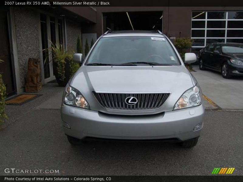Millennium Silver Metallic / Black 2007 Lexus RX 350 AWD