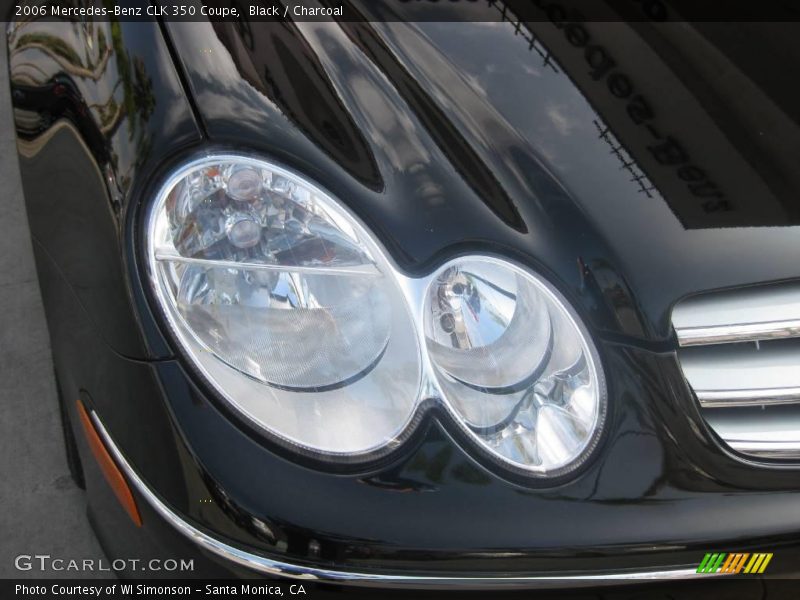 Black / Charcoal 2006 Mercedes-Benz CLK 350 Coupe