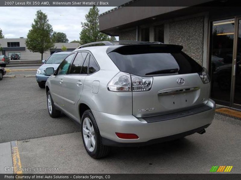 Millennium Silver Metallic / Black 2007 Lexus RX 350 AWD