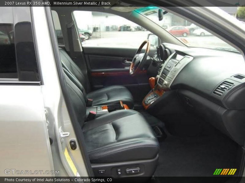 Millennium Silver Metallic / Black 2007 Lexus RX 350 AWD
