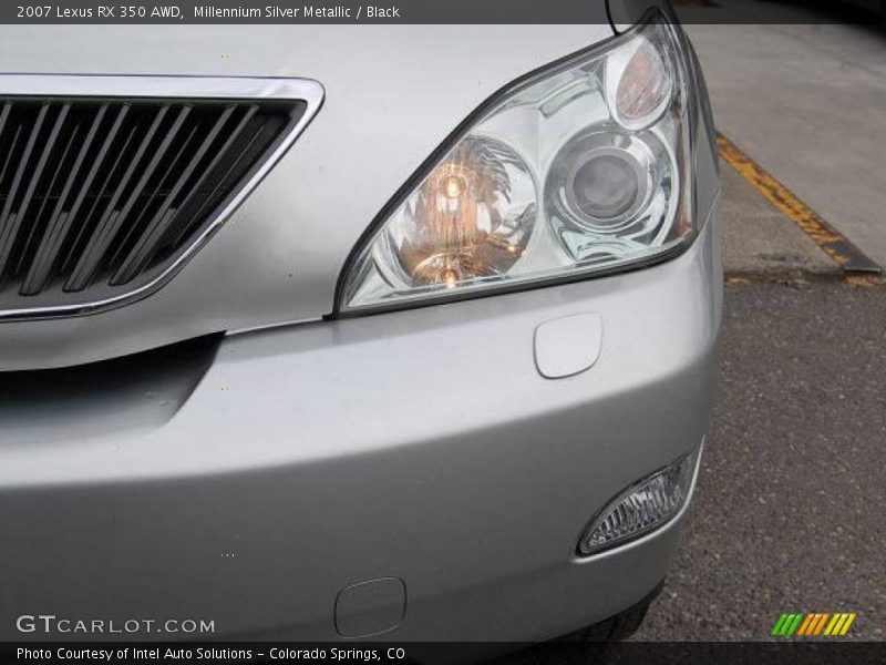 Millennium Silver Metallic / Black 2007 Lexus RX 350 AWD